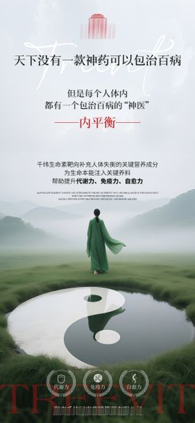 流感健康养生保健品介绍海报