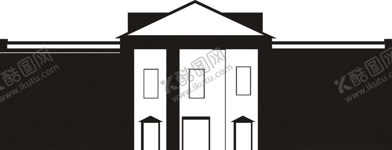 编号：74521910132210567499【酷图网】源文件下载-建筑房屋剪影-02