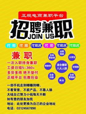 招聘海报招聘