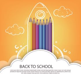 学校高考教师卡通背景海报素材