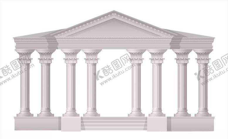 编号：68352010302007172650【酷图网】源文件下载-罗马石柱