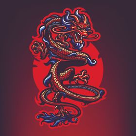 恐龙图标志logo手绘动物神