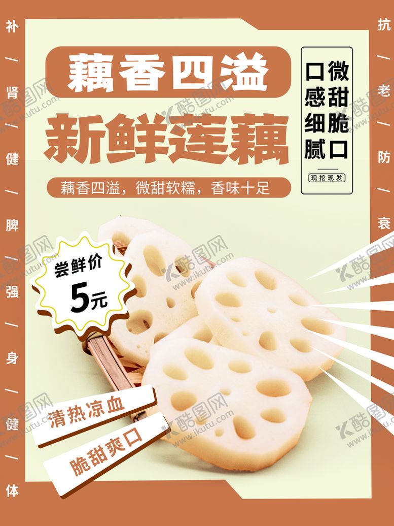 编号：94312010011519459175【酷图网】源文件下载-新鲜莲藕