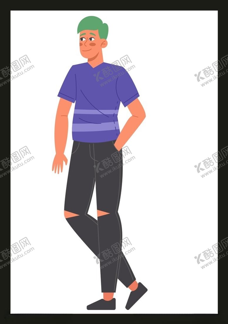 编号：51942801312009413162【酷图网】源文件下载-手绘男人男孩
