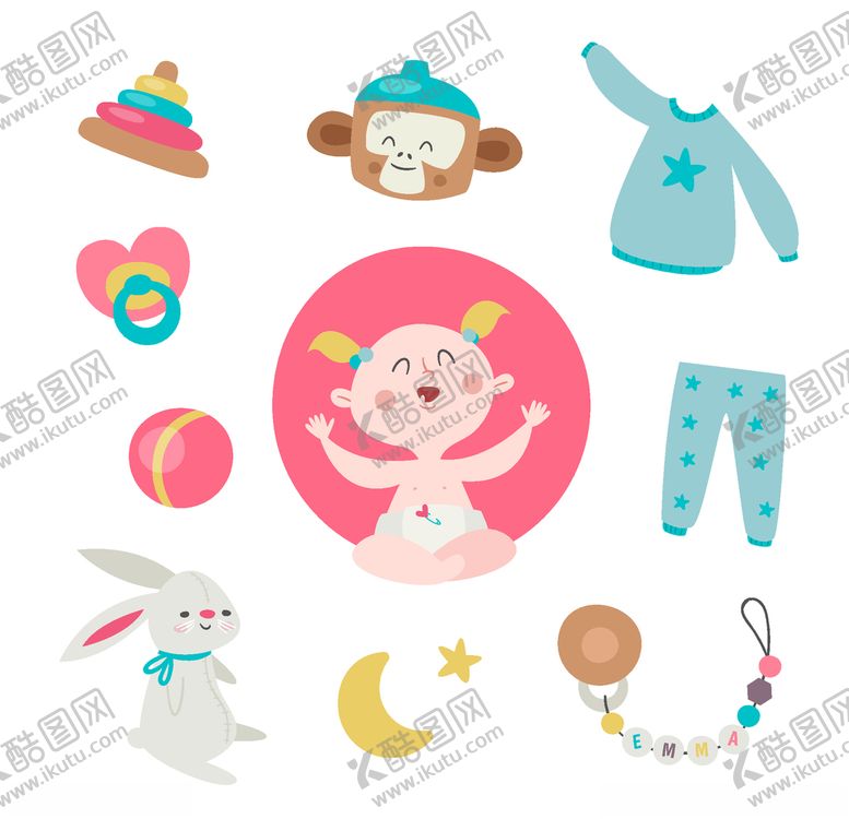 编号：43794209151110328029【酷图网】源文件下载-婴儿元素相关