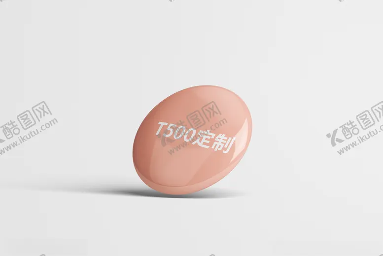 编号：84136410031446491985【酷图网】源文件下载-圆形胸牌样机