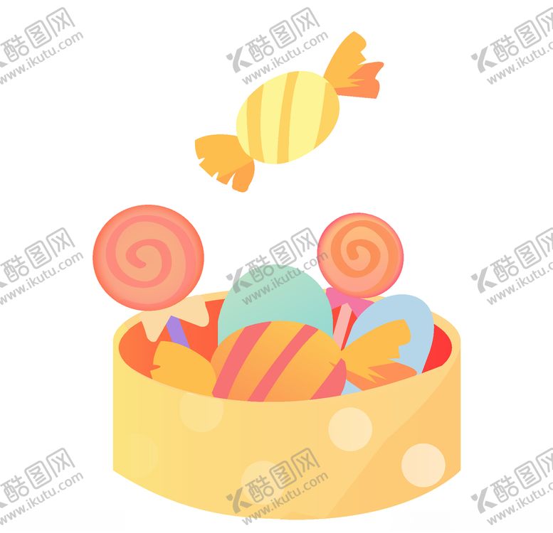 编号：55435810201608243475【酷图网】源文件下载-卡通糖果合集