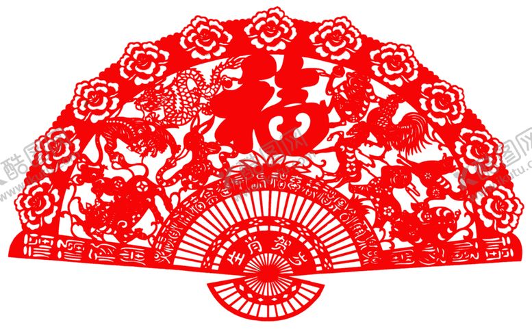 编号：52171810230242208247【酷图网】源文件下载-福字剪纸