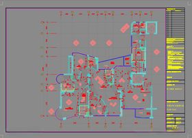 样板房施工图(附带实景照片)