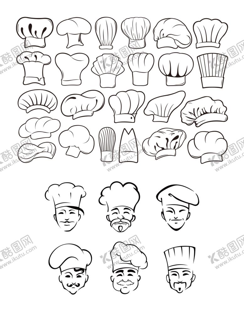 编号：88310909130544413427【酷图网】源文件下载-厨师帽