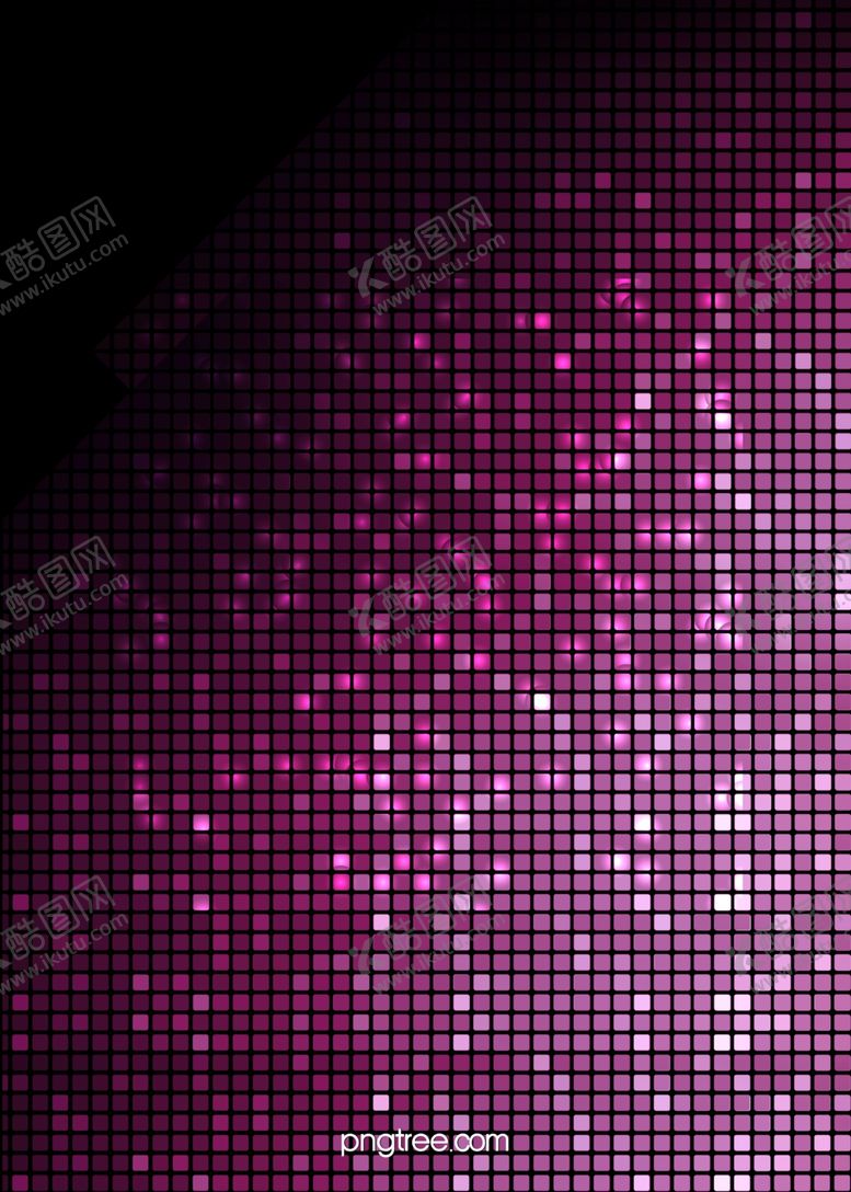 编号：95854710290726473519【酷图网】源文件下载-紫色方块时尚马赛克炫彩背景