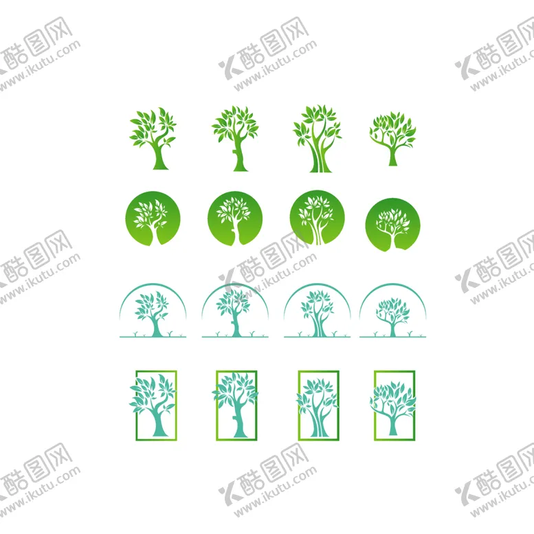 编号：91114512101611377160【酷图网】源文件下载-树木图标