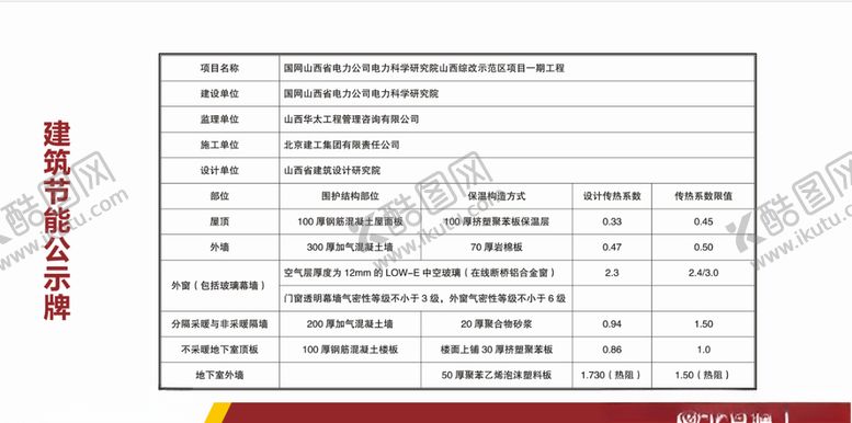 编号：54518405130306236256【酷图网】源文件下载-建筑节能公示牌