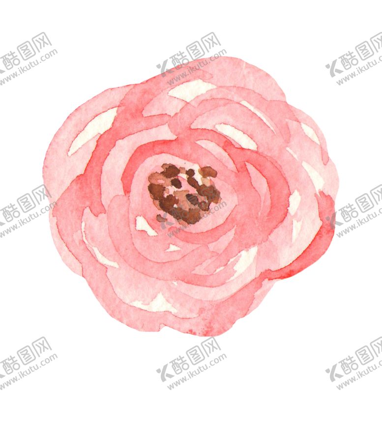 编号：66919706301216423757【酷图网】源文件下载-水彩绘画花朵