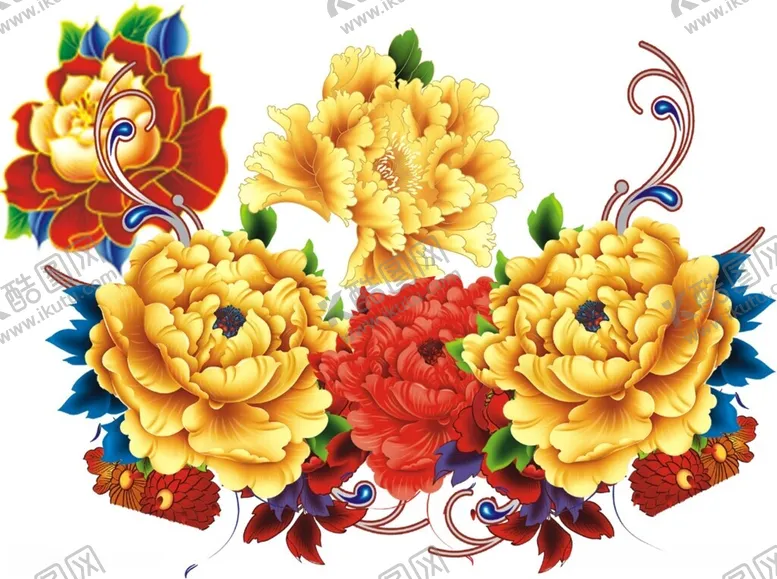 编号：44783012131502044486【酷图网】源文件下载-牡丹花