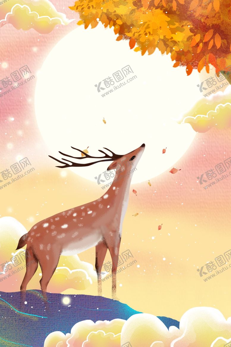 编号：33725009260039216592【酷图网】源文件下载-卡通插画墙贴墙画壁画背景素材