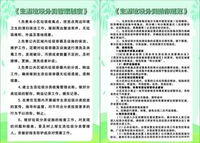 垃圾分类管理制度