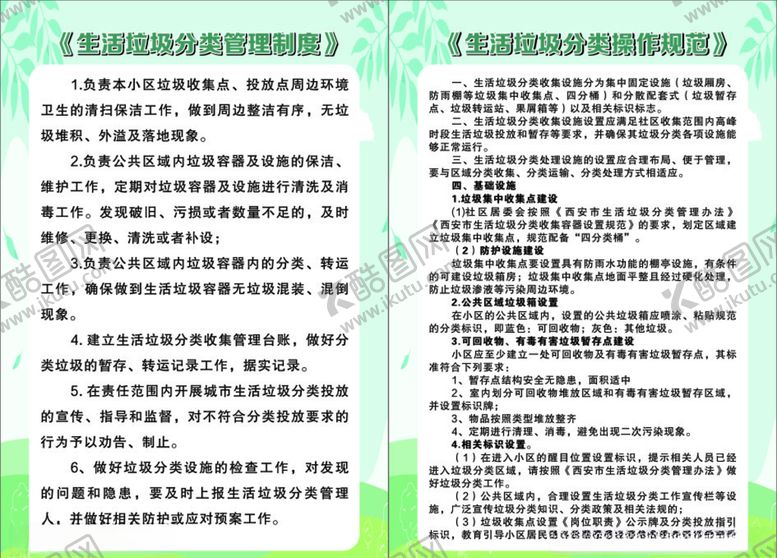 编号：17200307041536226911【酷图网】源文件下载-垃圾分类管理制度