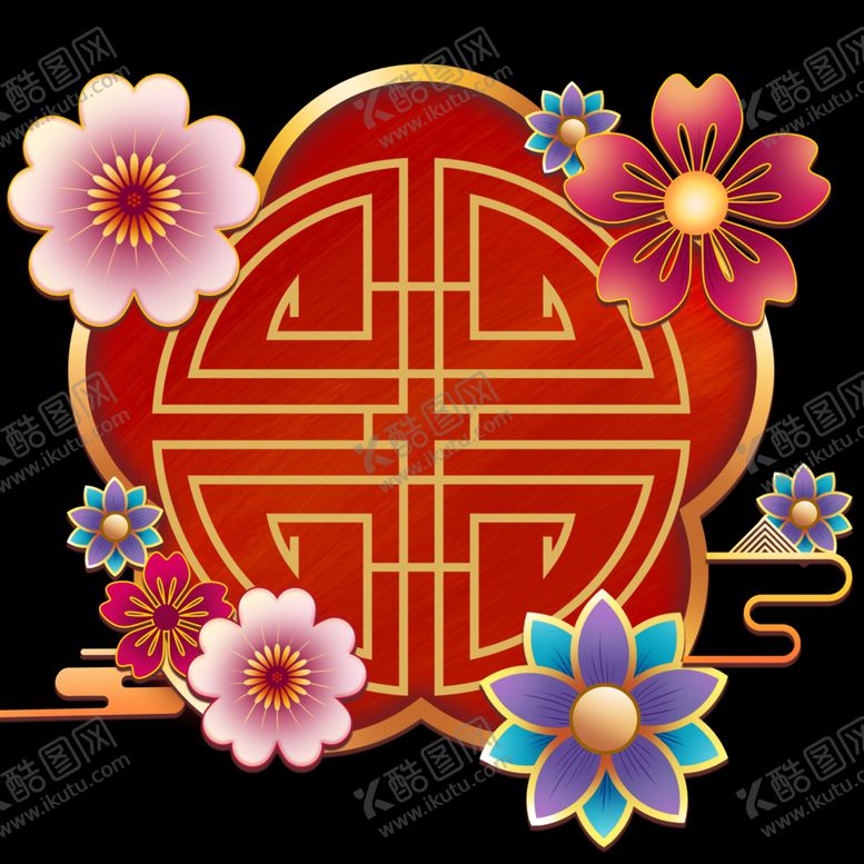 编号：87556005080056475045【酷图网】源文件下载-牛年花
