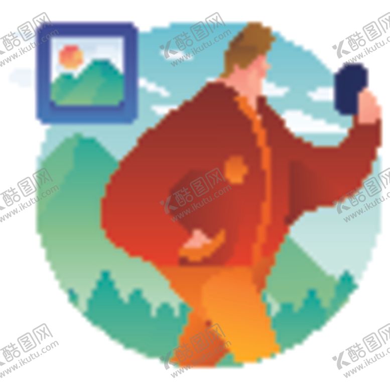 编号：60646807071610539848【酷图网】源文件下载-手绘人物插画