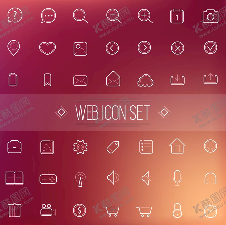 编号：74933711200300161984【酷图网】源文件下载-网页设计图标集