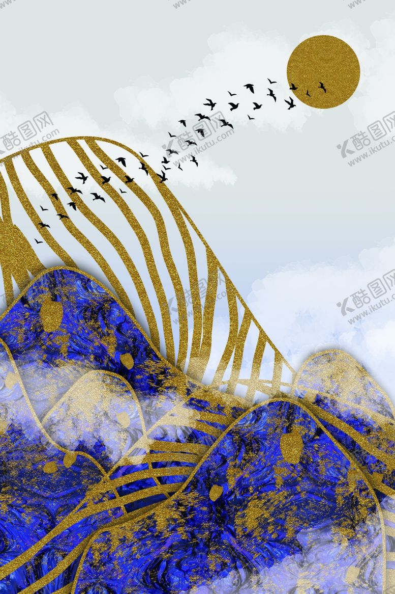 编号：22178906300238335598【酷图网】源文件下载-抽象装饰画