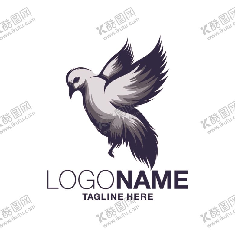 编号：59763107081946414213【酷图网】源文件下载-禽类LOGO标志