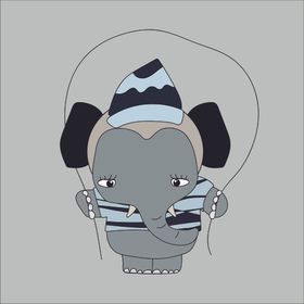 卡通象