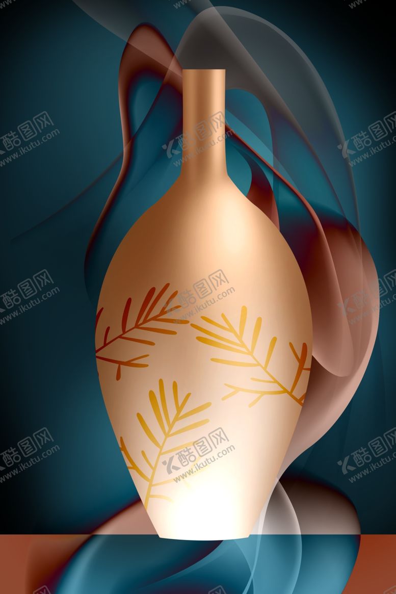 编号：63552509281628248079【酷图网】源文件下载-花瓶装饰画