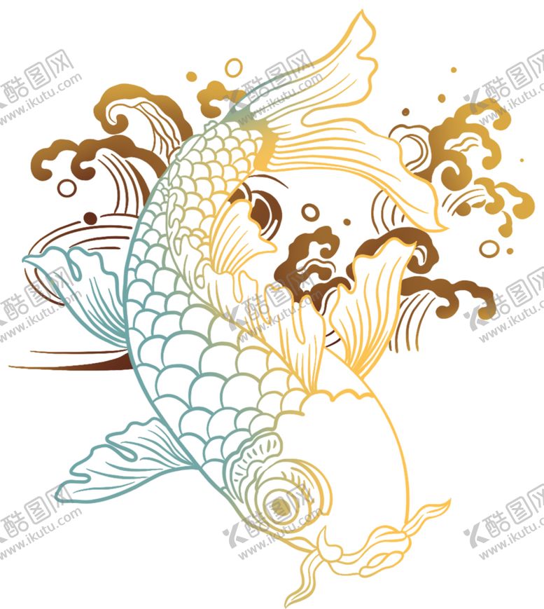 编号：64835102110257018377【酷图网】源文件下载-鲤鱼