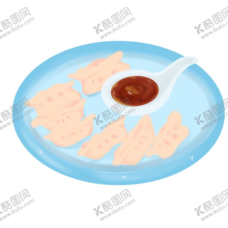 编号：56533709170558536828【酷图网】源文件下载-手绘饺子素材