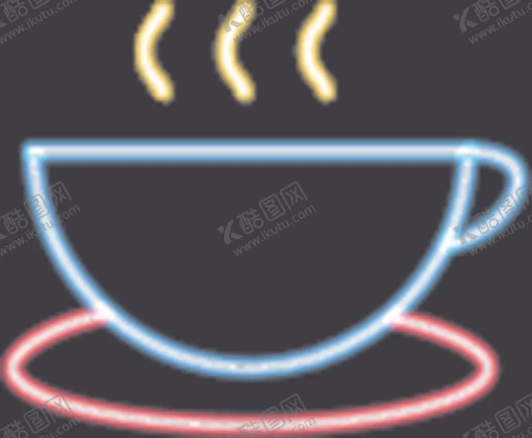 编号：59172806301834389845【酷图网】源文件下载-霓虹灯咖啡