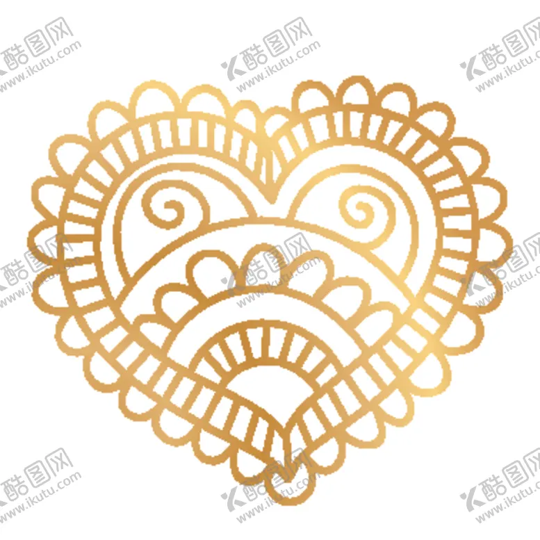 编号：28784107071557462533【酷图网】源文件下载-创意金色花纹图案设计