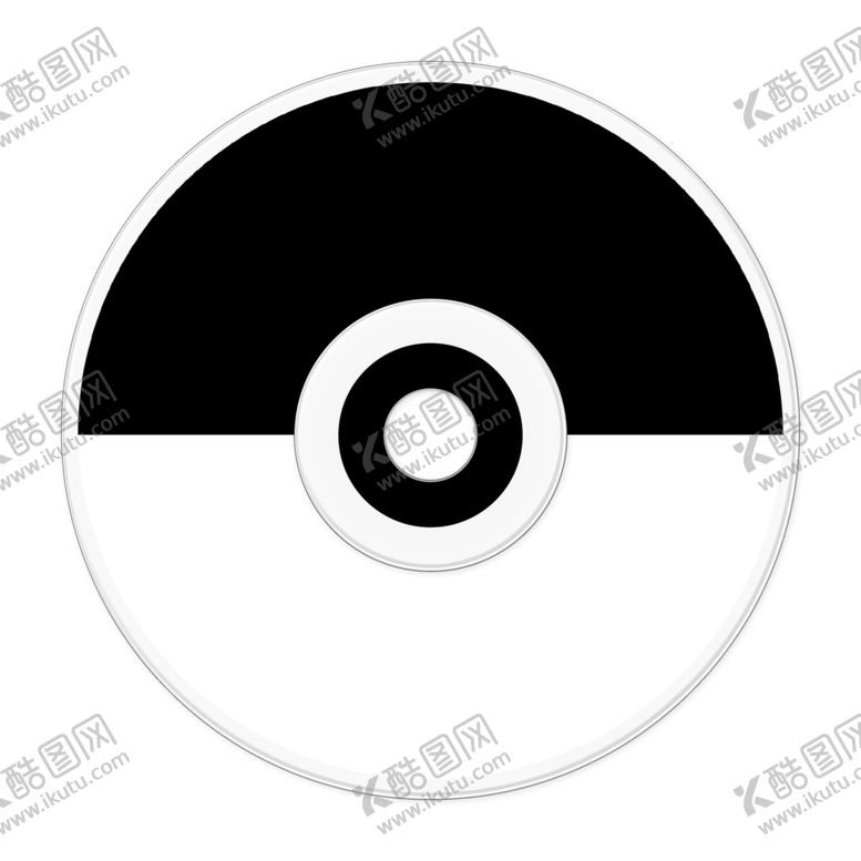 编号：57090707041130206222【酷图网】源文件下载-透明黑白塑料CD