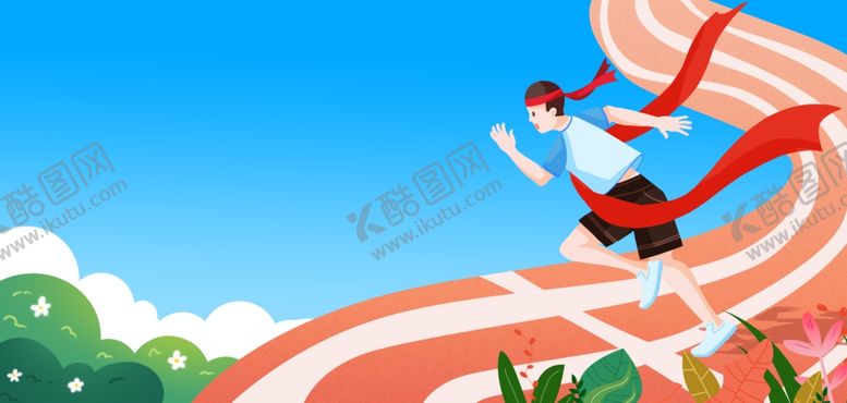 编号：19025802090620474716【酷图网】源文件下载-运动会背景