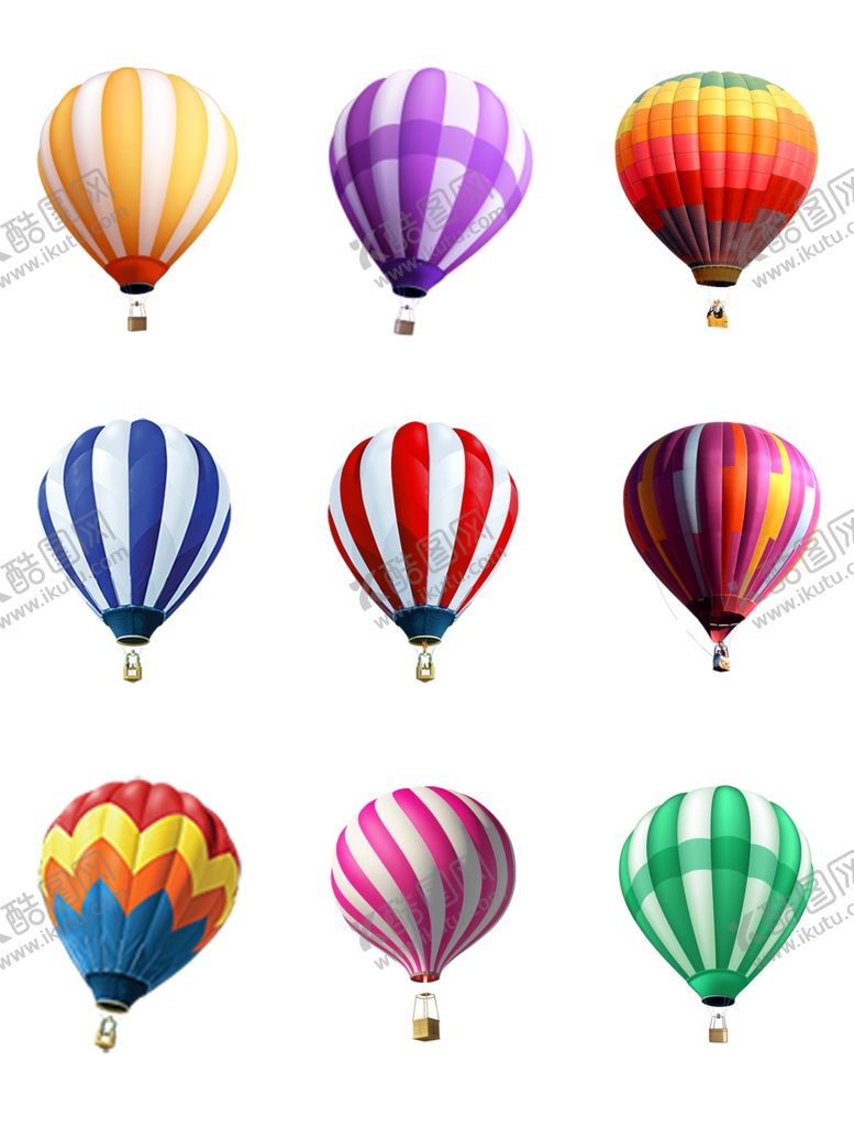 编号：13588909250200282977【酷图网】源文件下载-热气球