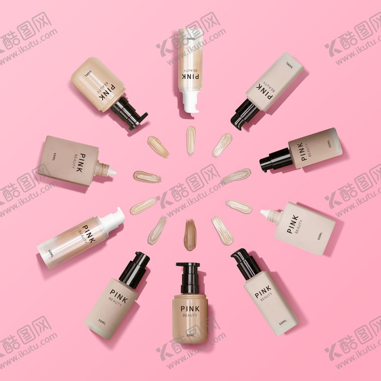 编号：44975210181754406633【酷图网】源文件下载-美妆用品摆放拍摄 