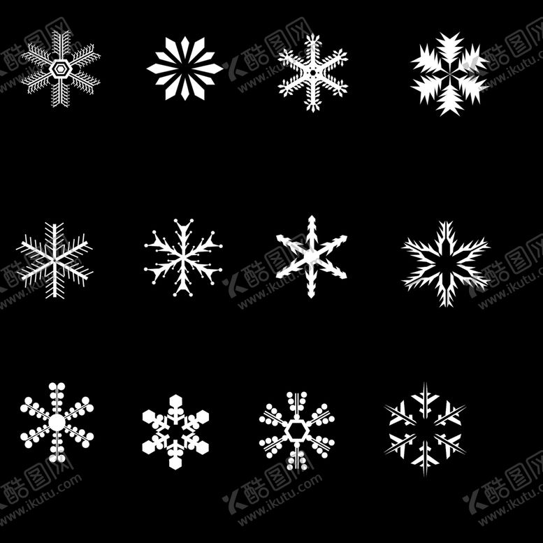 编号：83142509211031291304【酷图网】源文件下载-雪花