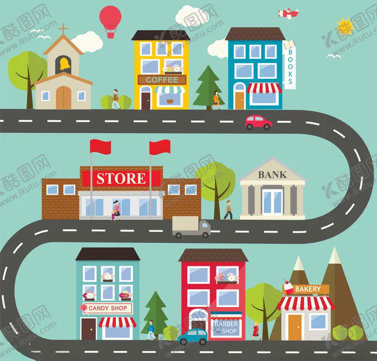 编号：57418609092358394297【酷图网】源文件下载-高楼大厦