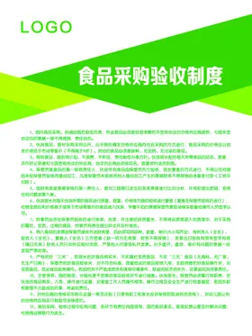 食品采購驗收制度