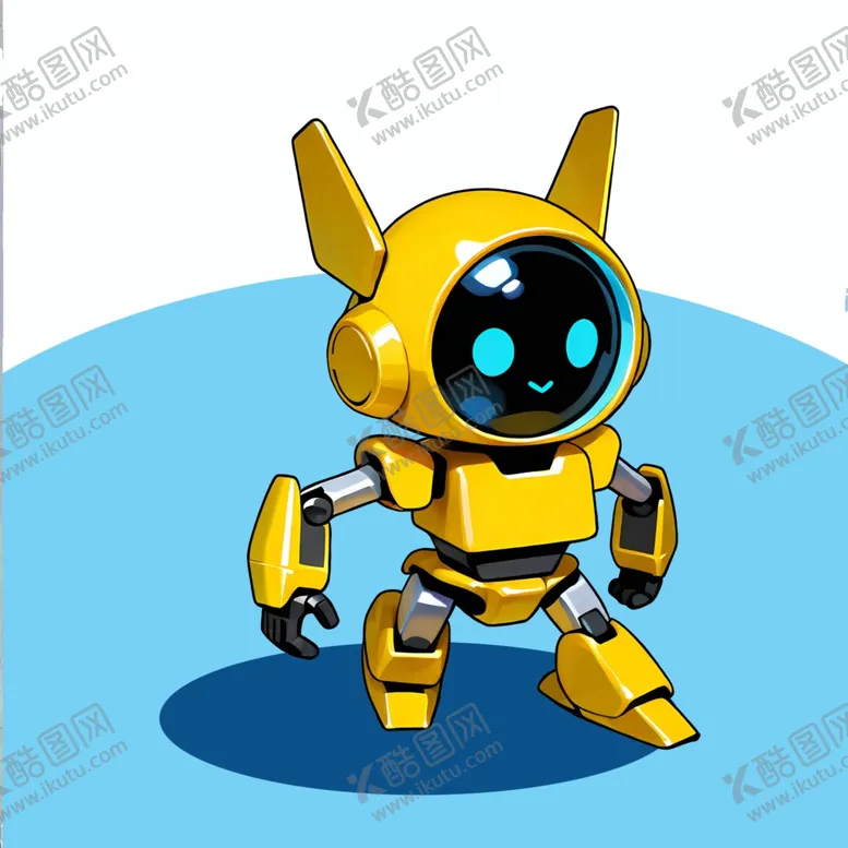 编号：10806403010439298893【酷图网】源文件下载-手绘卡通机器人