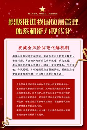 应急管理海报