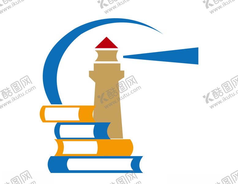 编号：94525907021933321536【酷图网】源文件下载-矢量图书剪影灯塔剪影