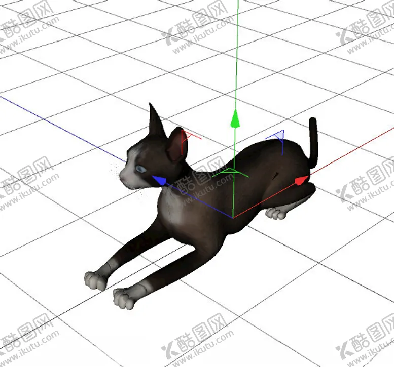 编号：52741502210209454317【酷图网】源文件下载-C4D模型猫