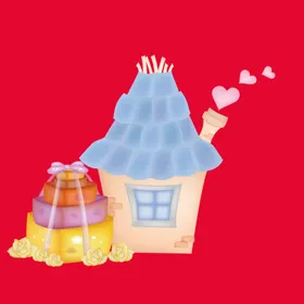 手绘房子房屋
