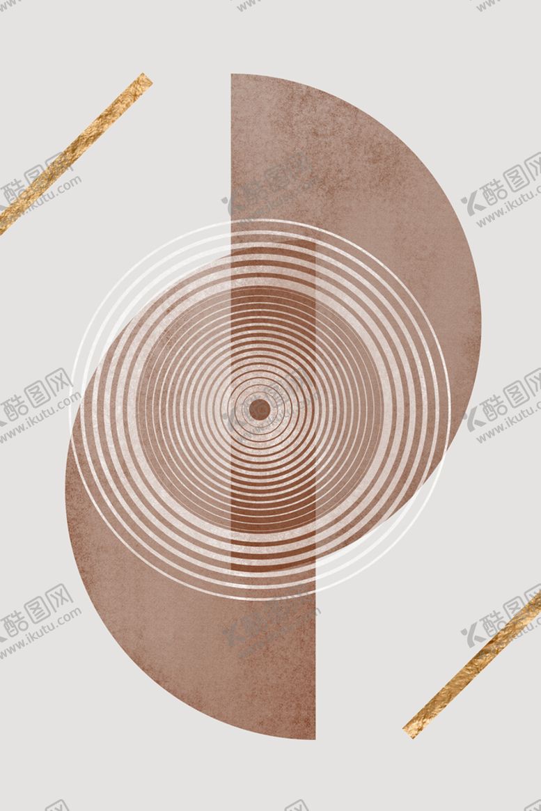 编号：79405209122015140429【酷图网】源文件下载-半圆简约艺术挂画装饰画高清唯美