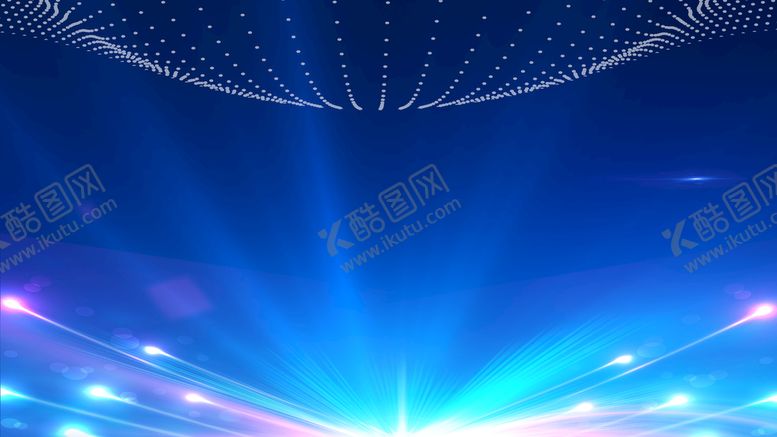 编号：46921309181728092096【酷图网】源文件下载-蓝色星光展板背景