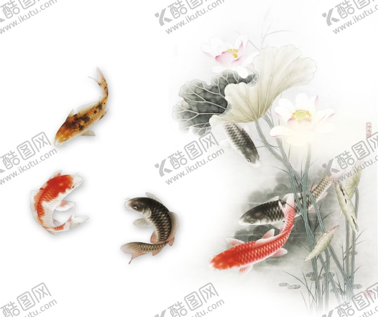 编号：22769807121824403228【酷图网】源文件下载-水墨鱼