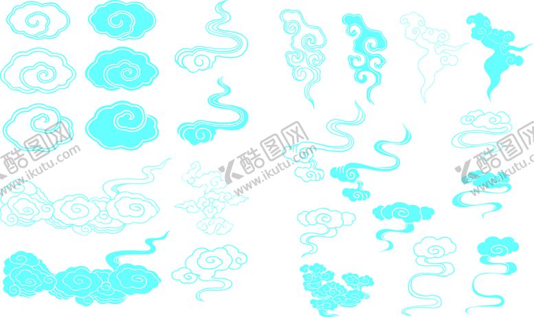 编号：92391410202225309135【酷图网】源文件下载-古典云纹素材