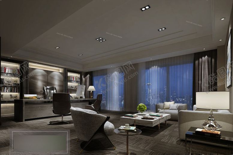 编号：93294510060051418099【酷图网】源文件下载-经理办公室